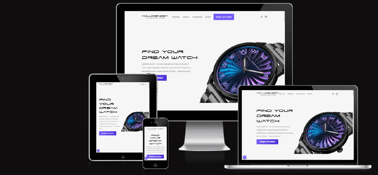Volumenzeit Watch Customizer app project screenshot