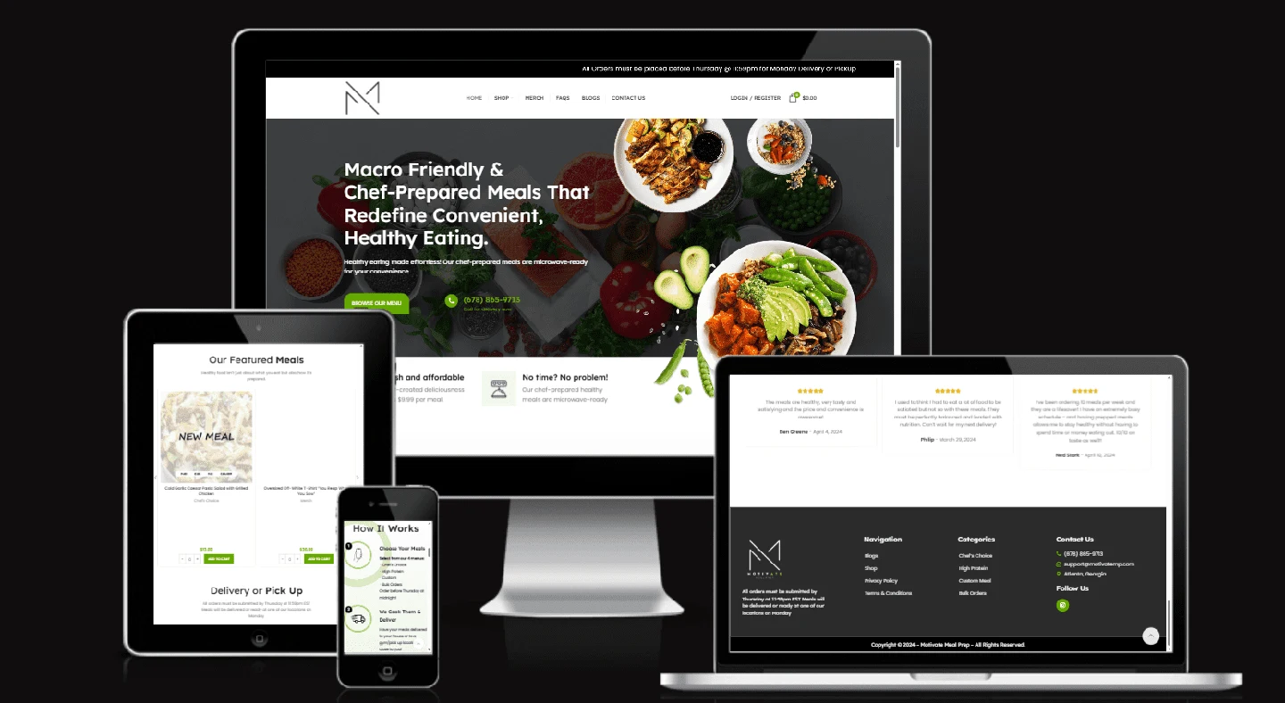 motivatemp project screenshot